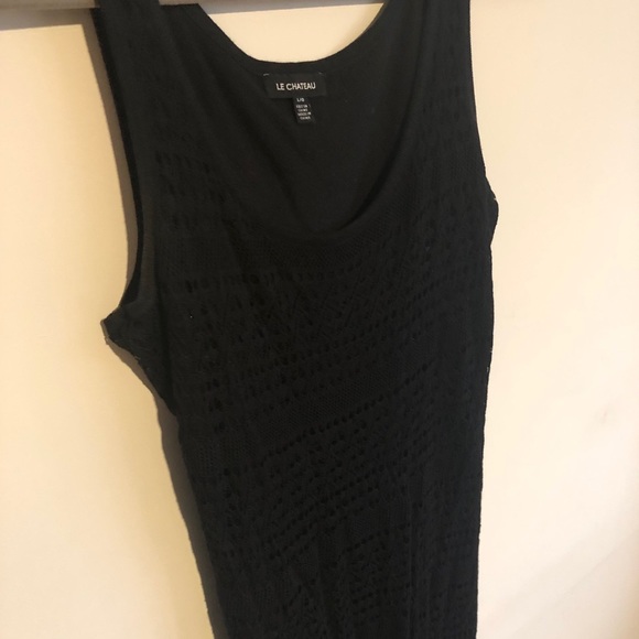 Black Knit Dress - Picture 1 of 3